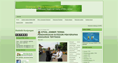 Desktop Screenshot of kpknljember.djkn.or.id